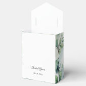 Eenvoudige Eucalyptus Bruiloft Bedankdoosjes (Geopend)