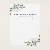 Eenvoudige Eucalyptus Earring Display Kaart (Voorkant)