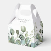 Eenvoudige Eucalyptus Greenery bruiloft Bedankdoosjes (Voorkant Zijde)