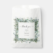 Eenvoudige Eucalyptus Greenery bruiloft Bedankzakje (Voorkant)
