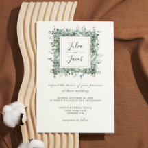 Eenvoudige Eucalyptus Greenery bruiloft