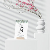 Eenvoudige Eucalyptus Greenery bruiloft Kaart