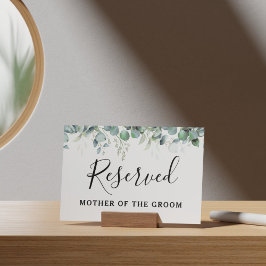 Eenvoudige Eucalyptus Greenery bruiloft Poster