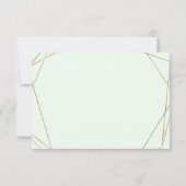 Eenvoudige Eucalyptus Greenery RSVP Kaartje (Achterkant)