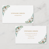 Eenvoudige Eucalyptus Greenery Visitekaartje (Voorkant / Achterkant)