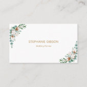 Eenvoudige Eucalyptus Greenery Visitekaartje (Voorkant)