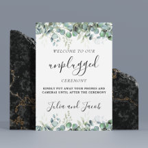Eenvoudige Eucalyptus Greenery Wedding Unplugged S