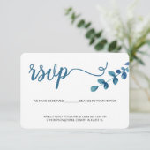 Eenvoudige Eucalyptus in waterverf. RSVP geen mail (Staand voorkant)