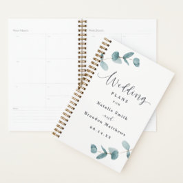 Eenvoudige Eucalyptus Leaf Lijst & Kalligrafie Bru Planner