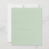 Eenvoudige Eucalyptus Waterverf Greenery Wedding I (Achterkant)