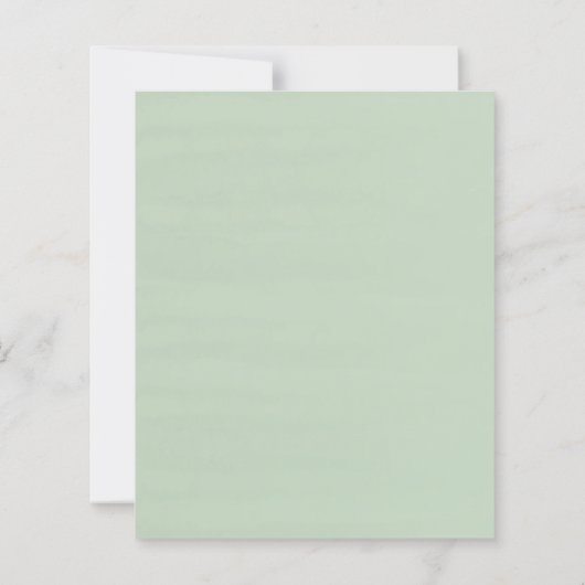 Eenvoudige Eucalyptus Waterverf Greenery Wedding I (Achterkant)