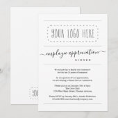 Eenvoudige evaluatie van werknemers — Logo toevoeg Kaart (Voorkant / Achterkant)