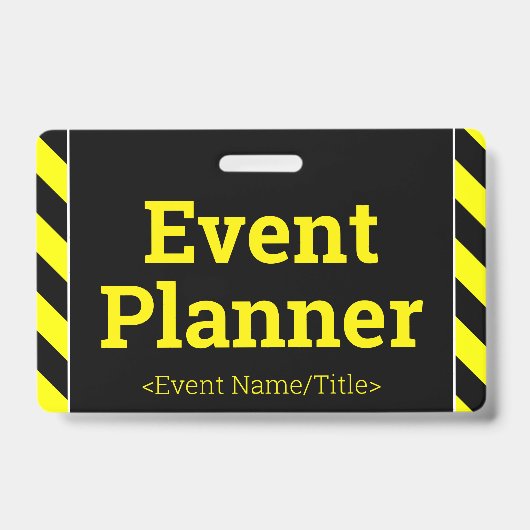 Eenvoudige "Event Planner" badge (Front)