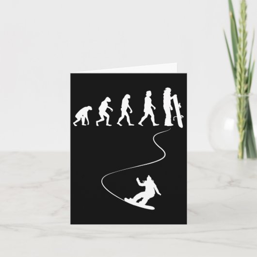 Eenvoudige Evolutie Snowboard Kaart (Voorkant)