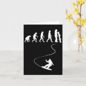 Eenvoudige Evolutie Snowboard Kaart (Gele Bloem)