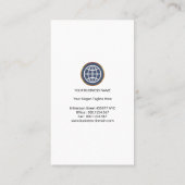 Eenvoudige export van alfabet-G Global Circle Impo Visitekaartje (Achterkant)