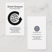 Eenvoudige export van alfabet-G Global Circle Impo Visitekaartje (Voorkant / Achterkant)