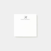 Eenvoudige externe grafische monogram voor profess post-it® notes (Voorkant)