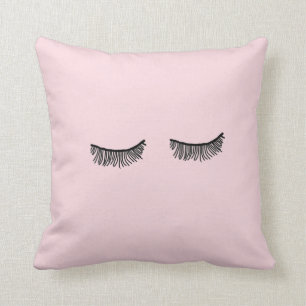 Eenvoudige Eyelash Pillow. Kussen