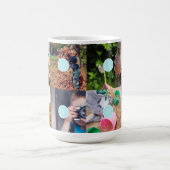 Eenvoudige familie 8 Foto's Collage Koffiemok (Center)