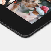 Eenvoudige familie Pet 10 Fotocollage Custom Desk  Bureaumat (Hoek)
