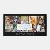 Eenvoudige familie Pet 10 Fotocollage Custom Desk  Bureaumat (Keyboard & Muis)