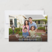 Eenvoudige familiefoto-bewegende aankondiging (Voorkant)