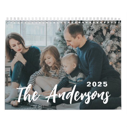 Eenvoudige familiefoto Creëer uw eigen Kalender (Hoes)