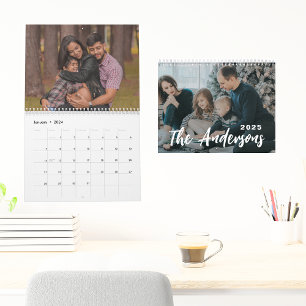 Eenvoudige familiefoto Creëer uw eigen Kalender