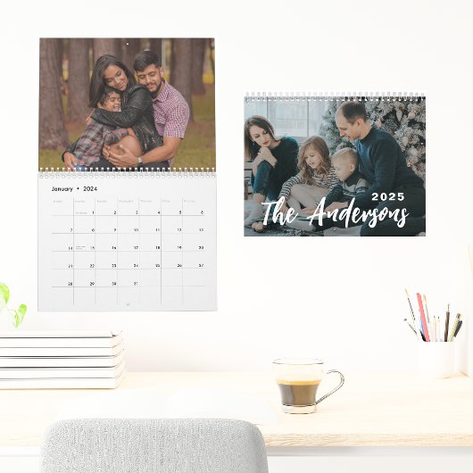Eenvoudige familiefoto Creëer uw eigen Kalender