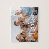 Eenvoudige familiefoto legpuzzel (Verticaal)
