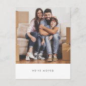 Eenvoudige familiefoto We hebben het nieuwe thuisa Briefkaart (Voorkant)