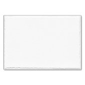 Eenvoudige Faux Deckled Edge Sjabloon tafel Kaart (Voorkant)