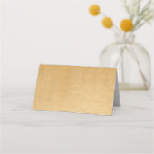 Eenvoudige Faux Gouden Krans met Kruis Plaatskaartje (Achterkant)