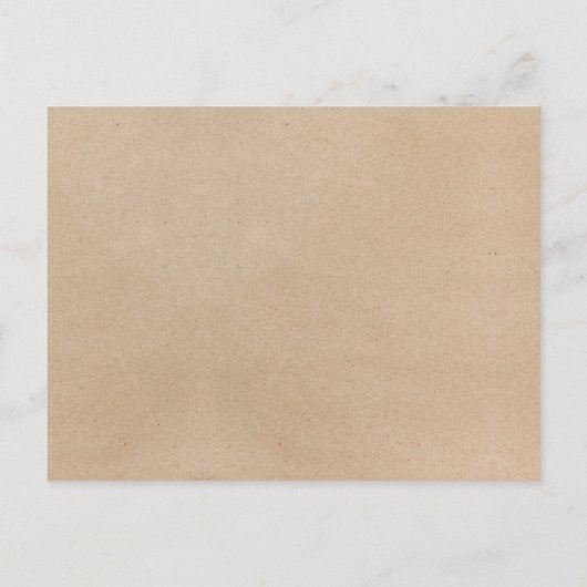 Eenvoudige Faux Kraft Calligraphy Date Night Idea  Briefkaart (Achterkant)