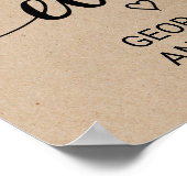 Eenvoudige Faux Kraft voor beste-dag-teken Poster (Hoek)