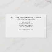 Eenvoudige Faux Silver Customer Loyalty Punch Kaar (Achterkant)