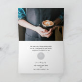 Eenvoudige feestdag - het Manuscript Moderne van d Feestdagen Kaart (Binnen)