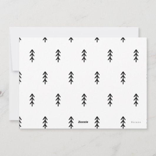 Eenvoudige feestdag - Joyful Foto persoonlijk Feestdagenkaart (Achterkant)