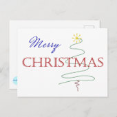 Eenvoudige feestdag met feestdagen voor feestdagen (Voorkant / Achterkant)