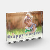 Eenvoudige feestdag minimalistisch, Happy Paast Sp Fotoblokken (Links)