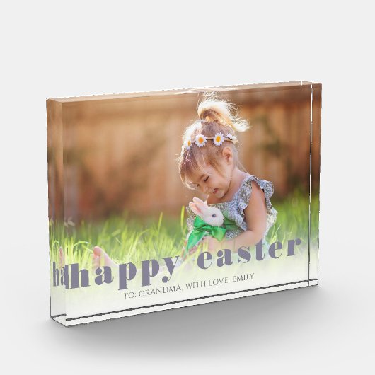 Eenvoudige feestdag minimalistisch, Happy Paast Sp Fotoblokken (Links)