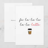 Eenvoudige feestdagen feestdagenkaart (Voorkant / Achterkant)