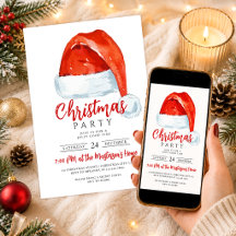 Eenvoudige Festive Kerstmannenhoed Kerstfeest
