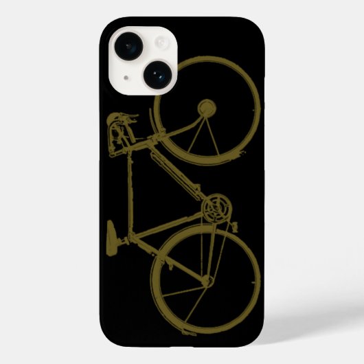 Eenvoudige fiets, fietser Case-Mate iPhone case (Achterkant)