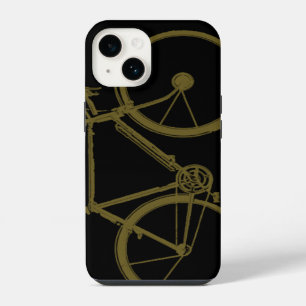 eenvoudige fiets, fietser iPhone 14 hoesje