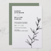 Eenvoudige finale-weddenschap kaart (Voorkant / Achterkant)