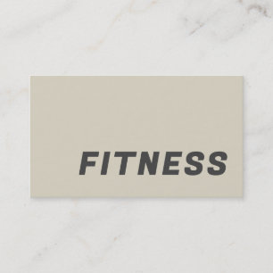 Eenvoudige fitness trainer sport modern minimalist visitekaartje