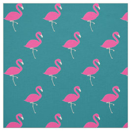 Eenvoudige flamingo roze polka stippen stof