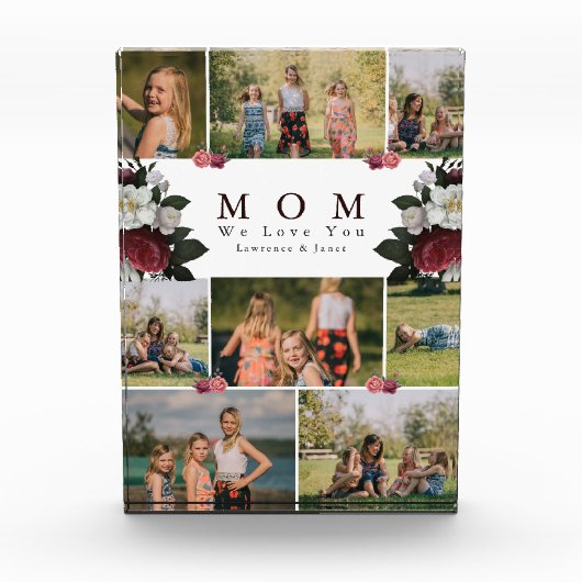 eenvoudige flessenbloemen mam 8 Fotocadeaus voor c Fotoblokken (Voorkant)